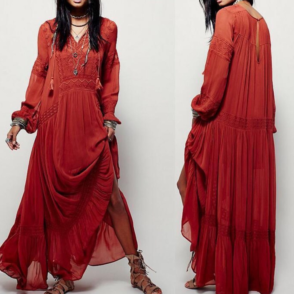 Boho maxi dress